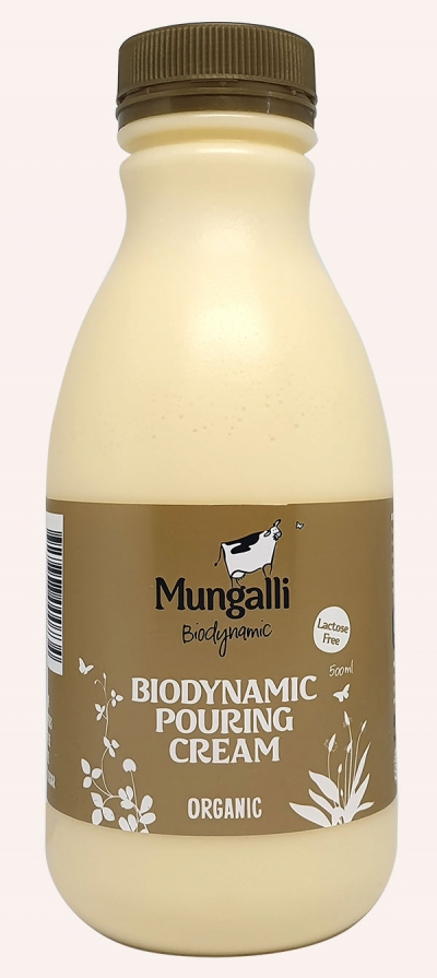 Biodynamic Pouring Cream - Mungalli Creek Bio-Dynamic Dairy